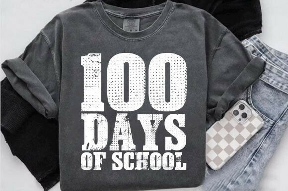 100 Days of School PNG, Teacher 100 Days