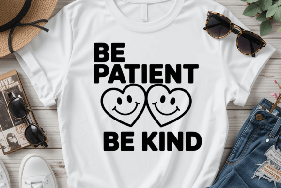 Be Patient Be Kind Autism SVG Shirt Graphics