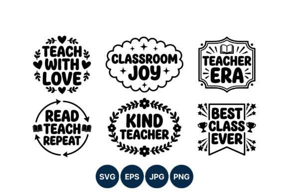Motivational Teacher Quotes Vector: Graphics for Real Publishing