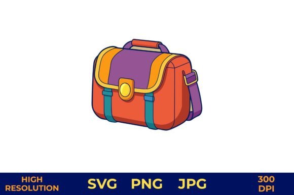 School Bag in Bright Solid Colors