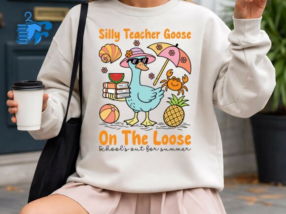 Silly Teacher Goose Summer T-Shirt Graphic Review for Digital Sellers