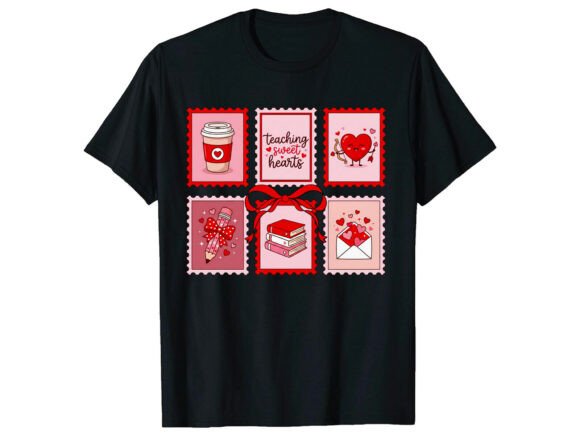 Teacher Love Valentine’s Day T-Shirt Graphics
